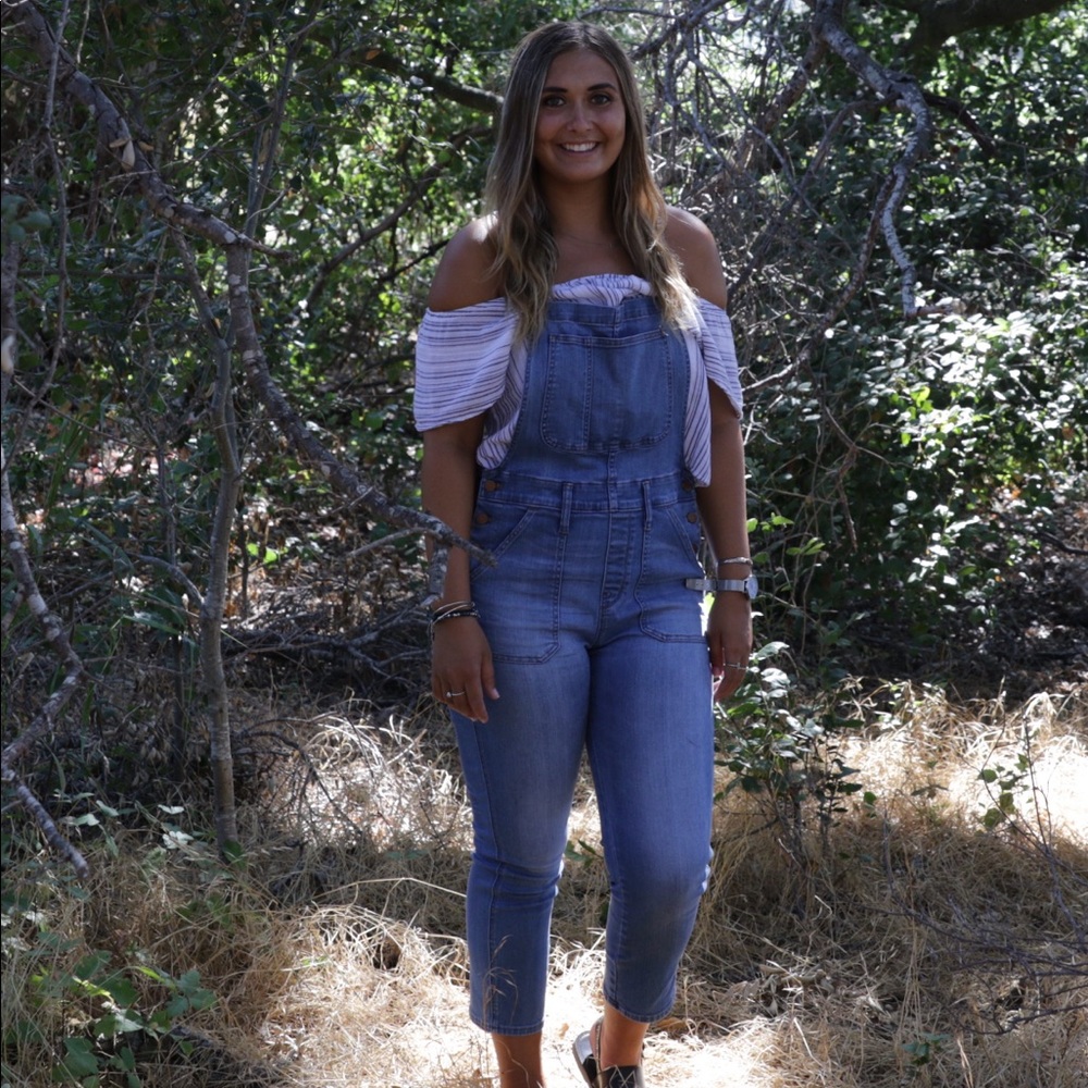 Madewell Cropped Overalls